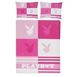Eigenschaften Trendimport / Playboy Bettwäsche Garnitur Blocks pink