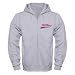 Artsmith, Inc. Zip Hoodie Cancer Save the Boobies Breast Cancer Awareness