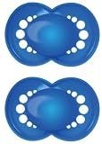 Produkt-Bild: MAM 123511 - Classic Silikon 16+, Schnuller, f&uuml;r Jungen, Doppelpack, farblich sortiert - BPA frei