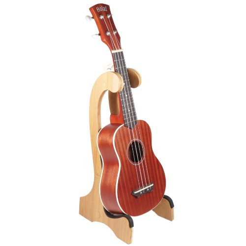 Hola! Soprano/Concert Wooden Ukulele Stand Natural Best Gadgets