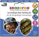 from Just For Fun Face Painting Kit (for 10 faces, Snazaroo) Army Camouflage