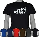 Ape to Rock Guitarist - Evolution of Man T-Shirt (black)