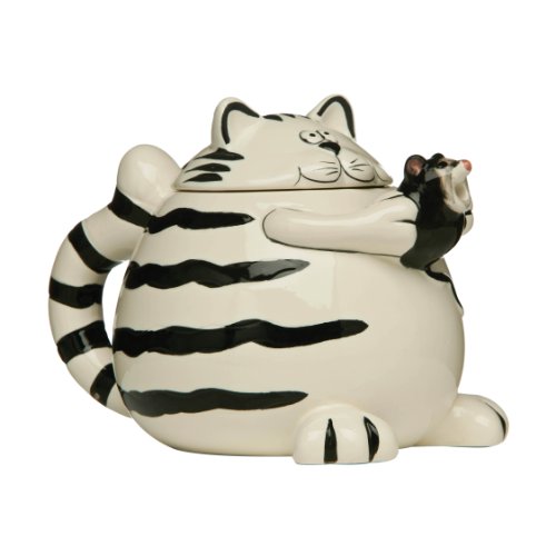 Premier Housewares 740 ml Ceramic Kitty Cat Teapot