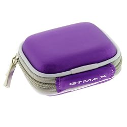 Dark Purple Premium Unviersal Bluetooth Headset Pouch Carrying Case for Jabra BT125 BT135 BT160 BT185 BT2040 BT3010 BT350 BT5010, Nokia BH-900 BH-803 BH-800 BH-703 BH-700 BH-602 BH-302 BH-211 BH-202 BH-208 BH-201 HS-26W, BlueAnt Z9 Z9i X3 V1 V12, Samsung WEP700 WEP500 WEP 350 WEP301 WEP210 WEP200 WEP180, Plantronics Discovery 925 665 655 645 640E Plantronics Voyager 855 815 510