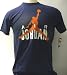 All Products : Jordan T-Shirt -359976-410 (Large, Navy Blue / Orange and White) [Apparel]