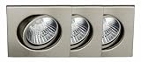 Einbaustrahler Halogen Classic Square 3-Set