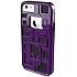 Qmadix Cube 3D Case for iPhone 5/5s - Retail Packaging - Purple