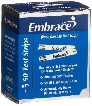 Embrace Test Strips Bundle Deal Savings 250 Ct (5 Boxes of 50ct = 250ct Total)