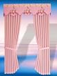 Dollhouse Miniature Childrens Drapery for the Nursery