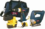Review Ryobi CCK-18/2-003 / Ryobi One+ Starter Kit - Combi & Jigsaw 2 Batteries Charger & Lanyard