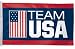 USA 2012 Olympic Flag Team Word Logo 3x5 Foot Flag