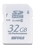 BUFFALO Class6 SDHCJ[h 32GB RSDC-G32GC6/WH