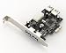 deleyCON 4 Port USB 3.0 Hub - PCI express Steckkarte (2x 2 Port - extern + intern)