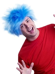 Enigma Wigs Men's Thing, Sky Blue, One Size