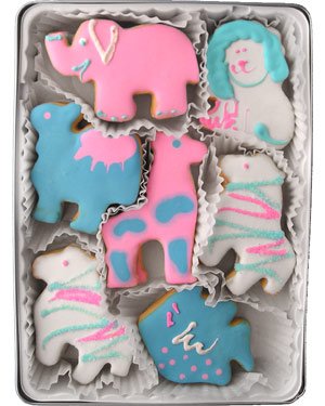 Beautiful Cookies Organic Baby Animals Organic Cookies Cookies, 24 Cookies by Animal Cookies