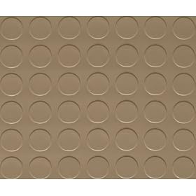 G-Floor Garage Shop Floor Coverings - 10ft. x 24ft., Coin Design, Sandstone, Model# FG75CN1024SN by Better Life Technology