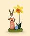 Kleine Figuren & Miniaturen Hase mit Osterglocke - 13 cm