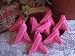 Pink Ribbon Soy Wax Tart in Christmas Wish Yankee Type