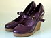 PUMPS KEILABSATZ PLATEAU HEELS BRUGES LILA (P48)