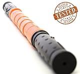 The Massager Stick - Massage Roller -Better Than Foam Roller - Deep Tissue Natural Muscle Recovery - Trigger Point Relief Of Myofascial Soreness - No Flex Perfect Pressure - Guaranteed - Orange