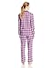 Ellen Tracy Women's Long Sleeve Flannel Pajama Set