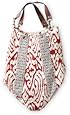Rosanna Ikat Handbag Red/Grey