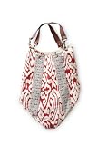 Rosanna Ikat Handbag Red/Grey