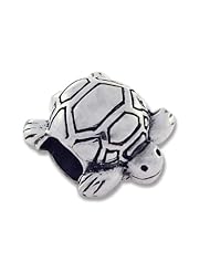 Authentic Biagi Sea Turtle Sterling Silver Charm Bead Fits European Bead Bracelets Animals Nature