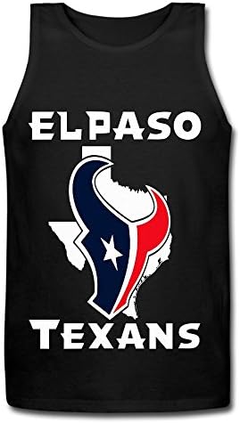 XiangHe Houston Texans Logo Men's T-Shirt Large Black Tank Top