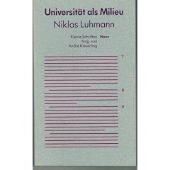 Universit�t als Milieu