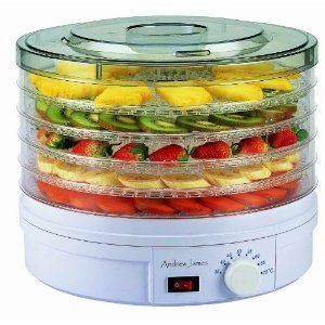 Andrew James Food Dehydrator With Temperature Control + FREE BANANA SLICER