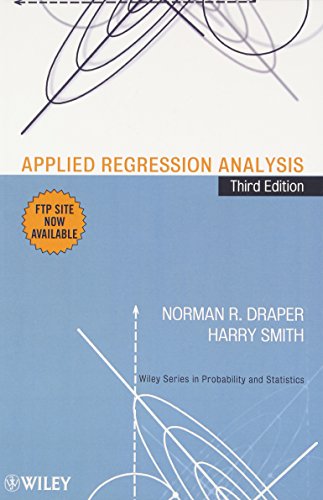 Applied Regression Analysis (Wiley Series in Probability and Statistics)