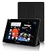 Exact Lenovo Ideatab A10-70 Case [SLENDER Series] - Ultra Slim Lightweight Smart-shell Stand Case for A10-70 10.1-inch Tablet (A7600-H / A7600-F) Black