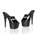 ADORE-701RLC, 6 1/2'' Stiletto Heel Platform Slide, by Pleaser USA