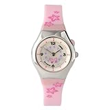 Limit by Sekonda Stars & Butterfly Spinning Disc Luminous Dial Pink Strap Girls Watch 6677