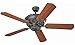 Monte Carlo 5AB52RB Aberdeen, 52-Inch 5-Blade Ceiling Fan, Roman Bronze Motor Finish and Teak Blades