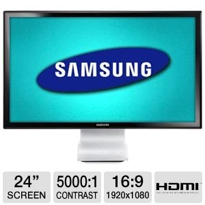 Samsung C24B750X 24-Inch Screen LED-Lit Wireless Docking Monitor On Sale