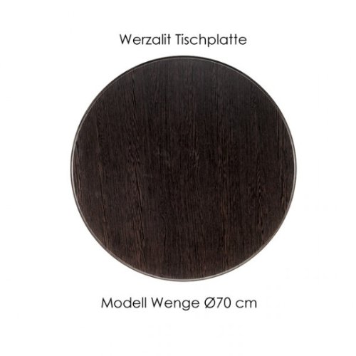 Werzalit Tischplatte WENGE 70cm