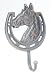 Cast Iron Single Hook with Horse Head/Horseshoe Design