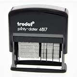 Produkt-Bild: Trodat 4817 Wortbanddrehstempel Printy mit Datum schwarz