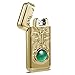 [New Release] Kivors USB Rechargeable Flameless Electronic Dual Pulse Arc Cigarette Lighter Belief (Scorpion, Eagle, Phoenix) (Gold)