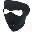 BLACK NEOPRENE WINTER FULL FACE MASK w NOSE MOUTH VENTS