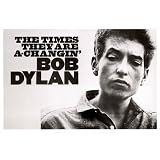(24x36) Bob Dylan The Times They are a Changin Music Poster Print