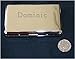 Smooth engraved nickel cigarette case with Dominic
