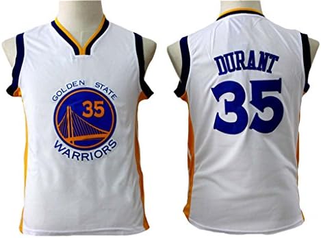 Youth Kevin Durant White Basketball Jersey L