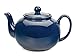 RSVP Stoneware Teapot, 48 oz, Blue