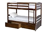 Million Dollar Baby Kids' Bailey Bunk Bed Drawer, Espresso