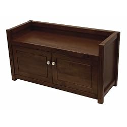 Winsome Wood 94040 Regalia Bedroom Bench, Walnut