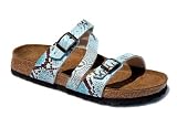 Sale Birkenstock Salina Blue Cobra Birko-Flor