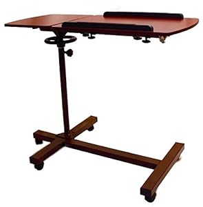 Amazon.com: KIST Best Over Bed TableTM, Overbed Tilt Table: Health ...